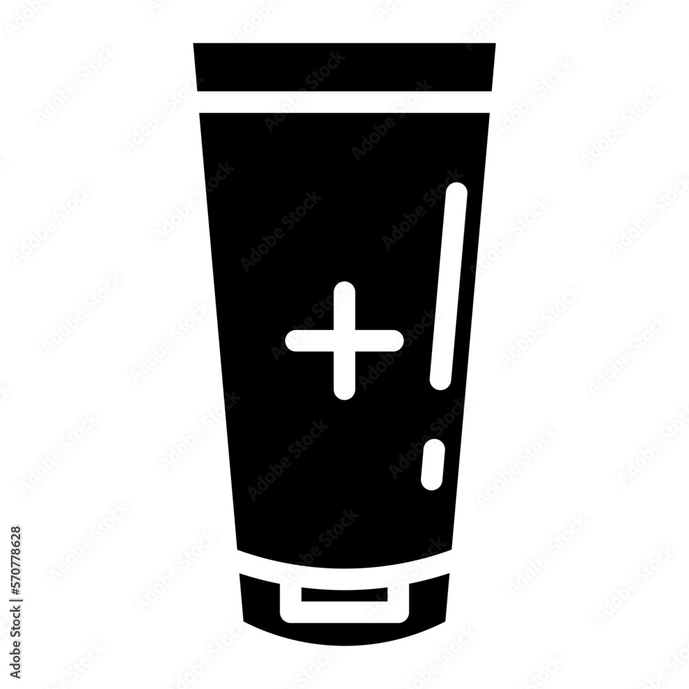 Obraz premium antibacterial gel glyph