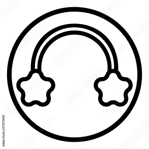 earmuff line icon