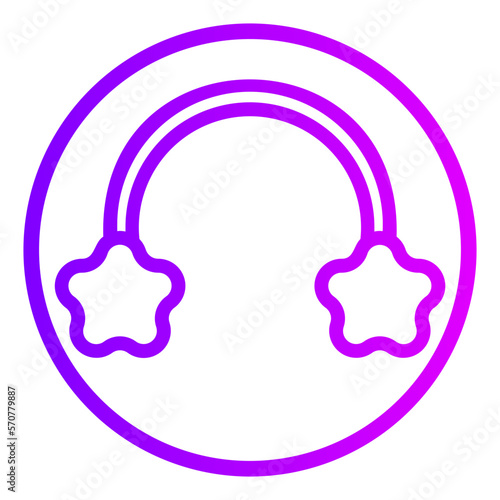 earmuff gradient icon