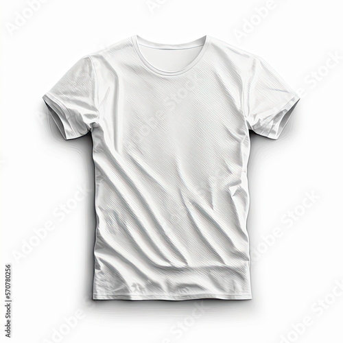 blank mock up t-shirt with white background, Made by AI,Artificial intelligence