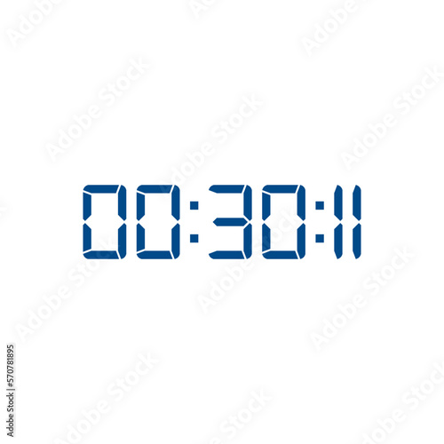 Digital, clock, led icon vector image. Can also be used for home electronics and appliances. Suitable for mobile apps, web apps and print media. 