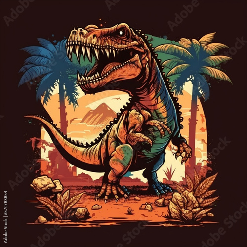 tyrannosaurus rex dinosaur © mech