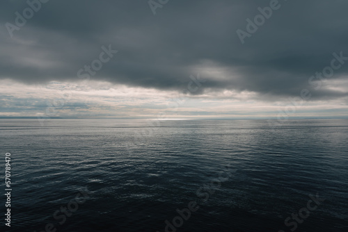 Calm waters of Pacific Ocean