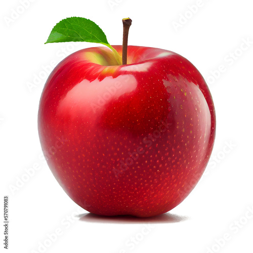 Fototapeta red apple isolated on white