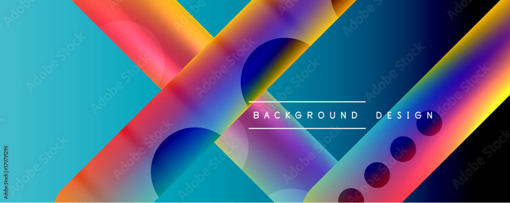 Round shapes and lines with fluid gradients abstract background. Vector illustration for wallpaper, banner, background, leaflet, catalog, cover, flyer Round shapes and lines with fluid gradients abstract background. Vector illustration for wallpaper, banner, background, leaflet, catalog, cover, flyer