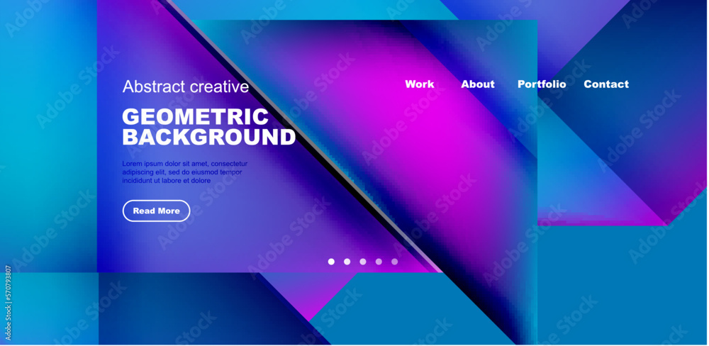 Dynamic triangle design with fluid gradient colors abstract background Dynamic triangle design with fluid gradient colors abstract background
