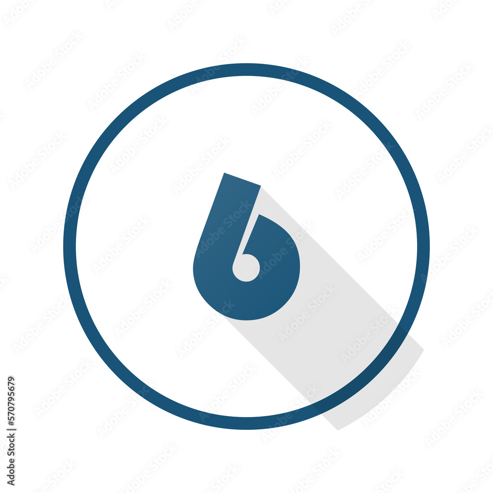 Bullet with number 6