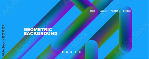 Trendy color overlapping lines abstract background. Vector Illustration For Wallpaper, Banner, Background, Card, Book Illustration, landing page