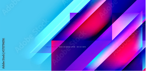 Dynamic triangle design with fluid gradient colors abstract background