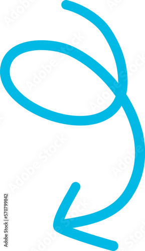 Hand drawn arrow black sign or symbol element doodle design