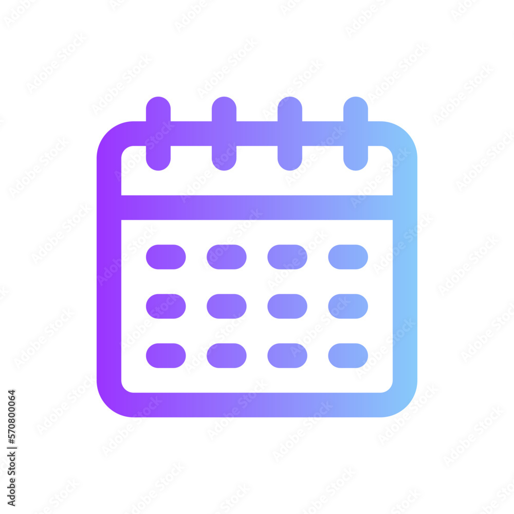 calendar gradient icon calendar gradient icon