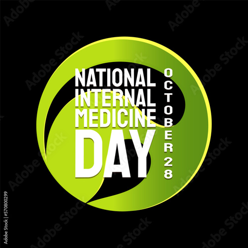 National Internal Medicine Day. Suitable for greeting card poster and banner