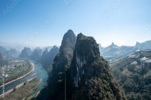 Landscape and natural scenery Guilin, Guangxi, China