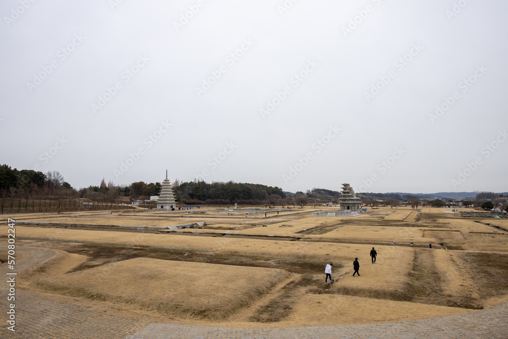 Obraz premium 익산 미륵사지