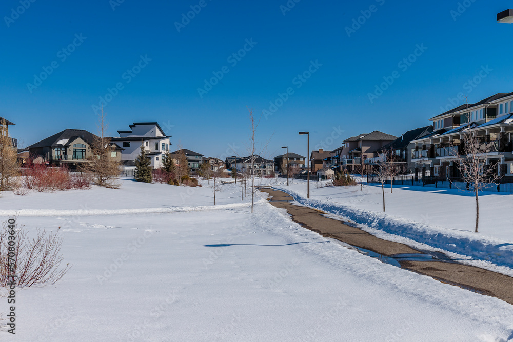 Fototapeta premium Kusch Park in Saskatoon, Canada