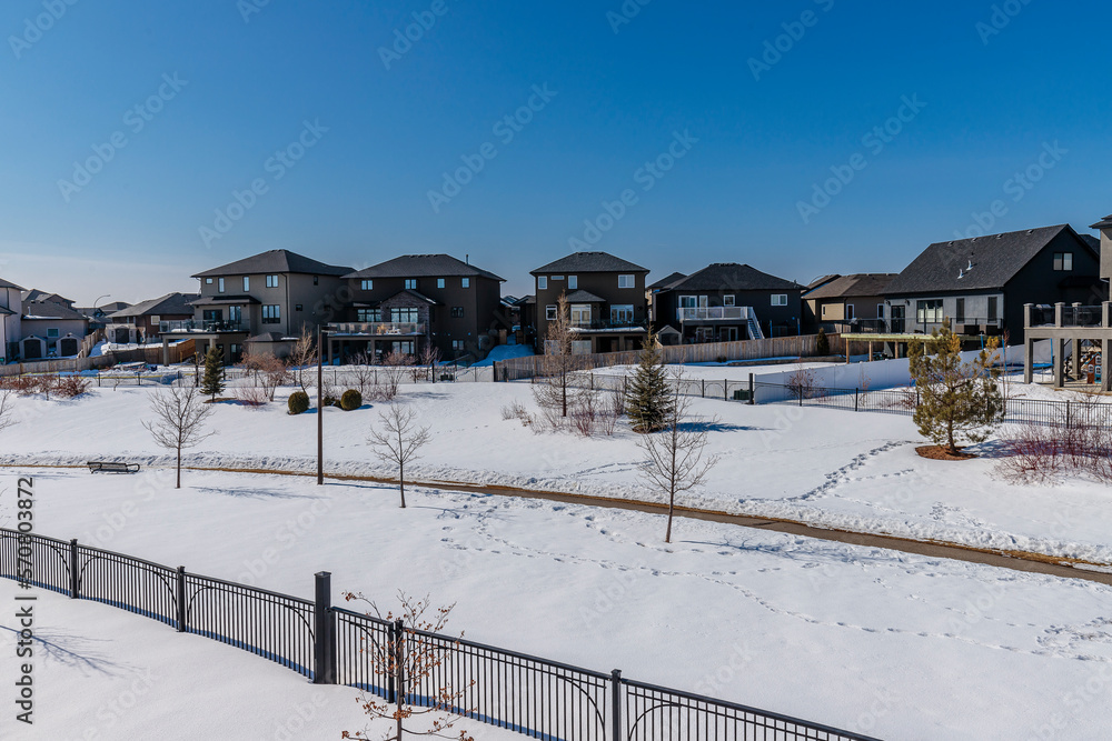 Obraz premium Kusch Park in Saskatoon, Canada