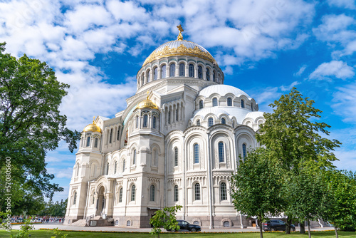 Naval Orthodox Cathedral of St. Nicholas in Kronstadt, Kotlin Island, Saint Petersburg, Russia © MarinadeArt