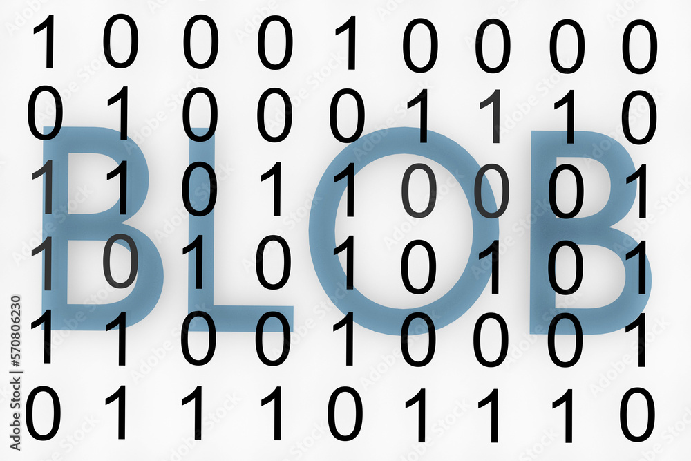 BLOB - numerical concept BLOB - numerical concept