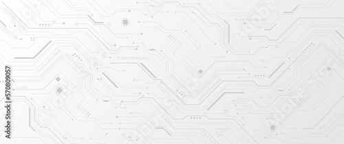 Abstract high-tech technology Circuit board background. Vector illustration