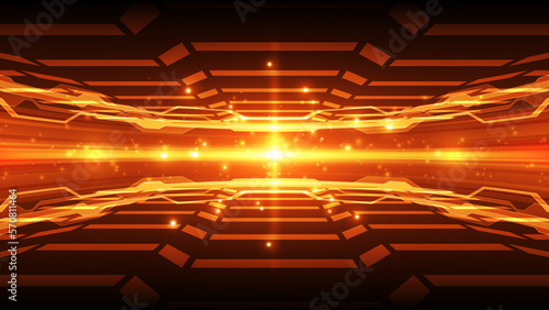 Abstract vector digital technology concept. background illustration