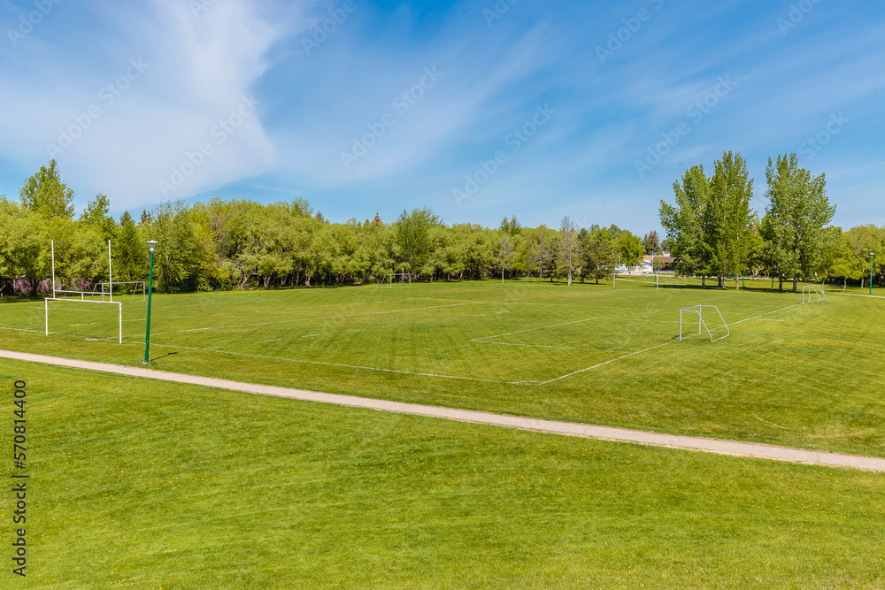 Fototapeta premium Wildwood Park in Saskatoon, Canada