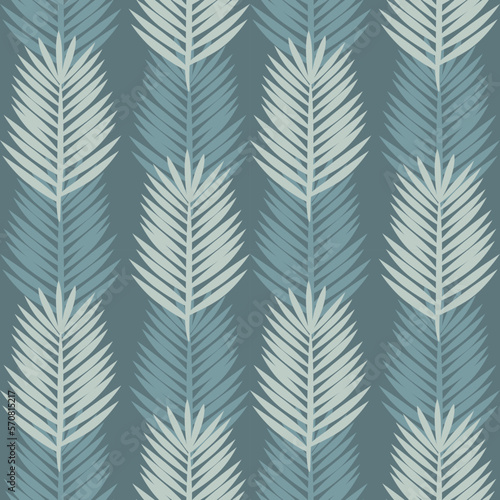 Floral nature seamless pattern, flat vector background, wallpaper, packaging, textile prints.