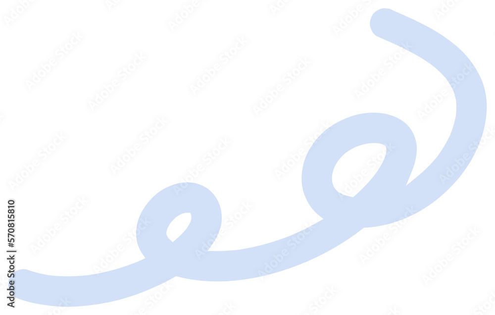 Fototapeta premium cute pastel hand drawn doodle line element decoration