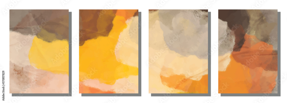 Abstract watercolor brush background.