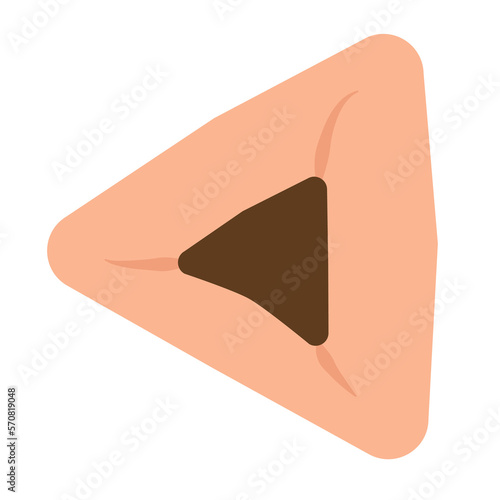 Traditional purim cookie homentashen