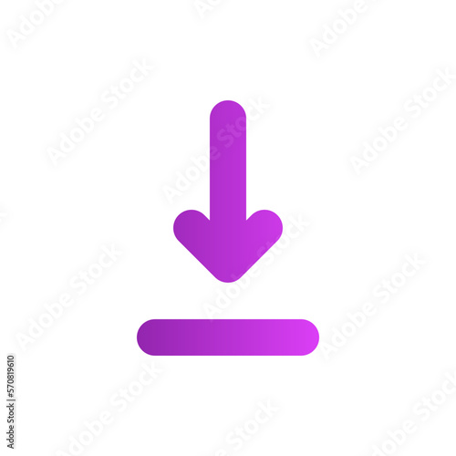 download gradient icon