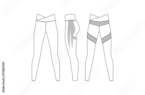 Black & White Female Leggings
