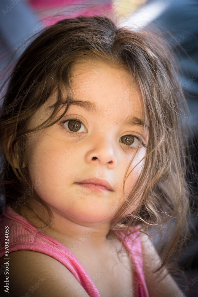 girl with green and big eyes staring girl with green and big eyes staring
