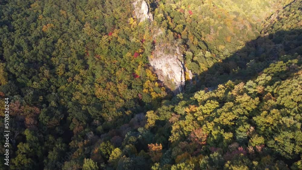Seneca rock in fall - west virginia Seneca rock in fall - west virginia
