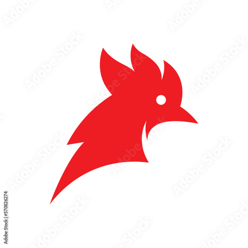 Stampa su tela Rooster logo images
