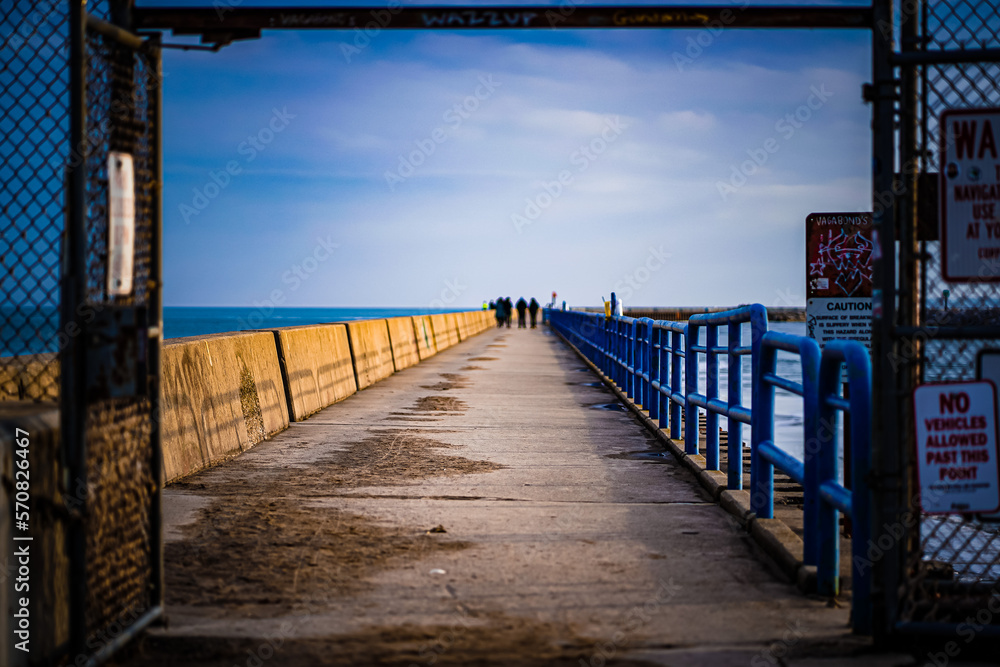 Obraz premium pier in the sea