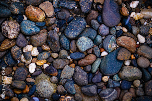 Fotografia pebbles on the beach