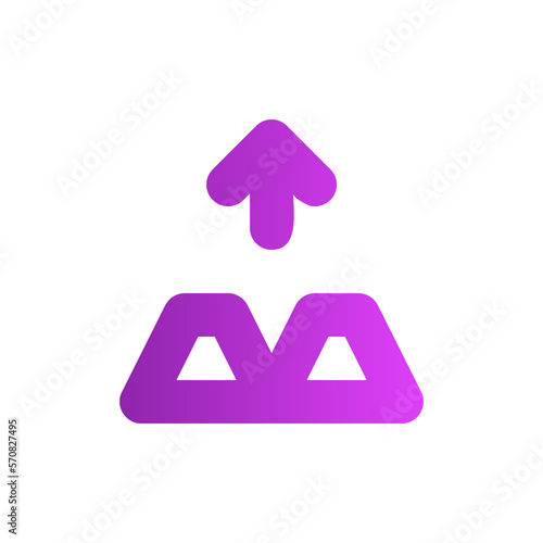 gold ingots gradient icon