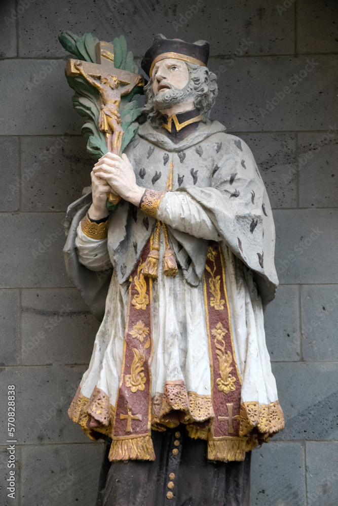 Obraz premium Statue des Hl. Nepomuk in Brühl