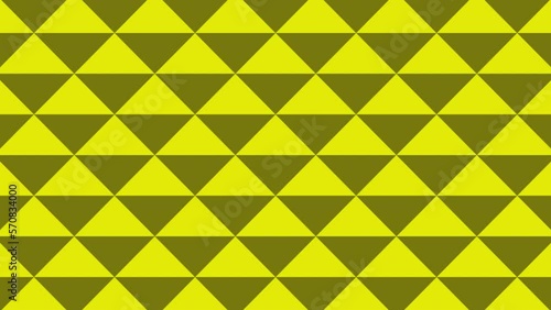 Abstract yellow triangle pattern