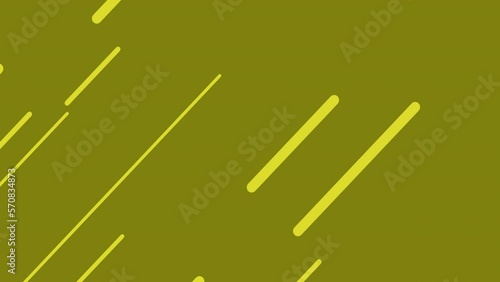 Yellow background with circle and lines moving