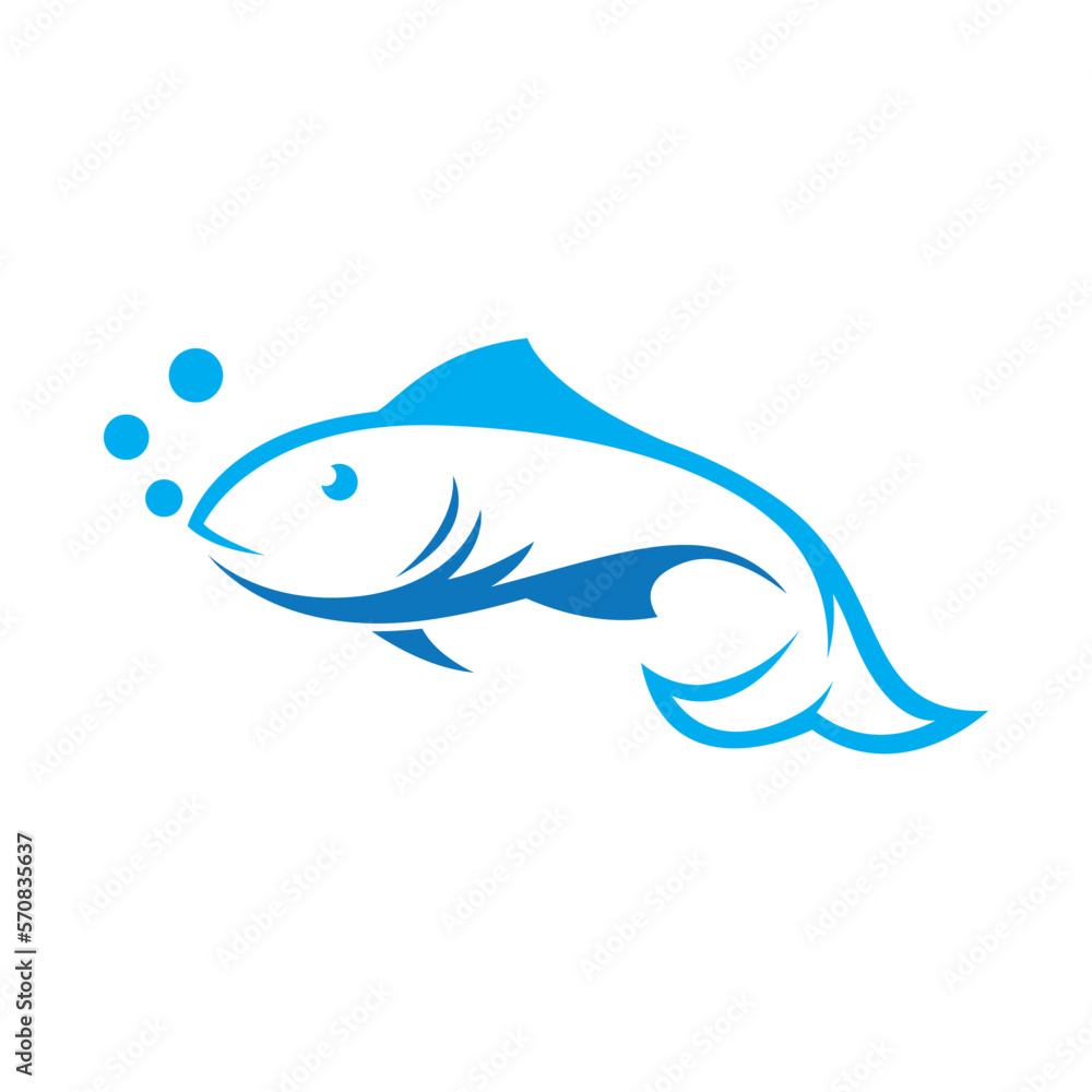 Fototapeta premium Fish logo images illustration