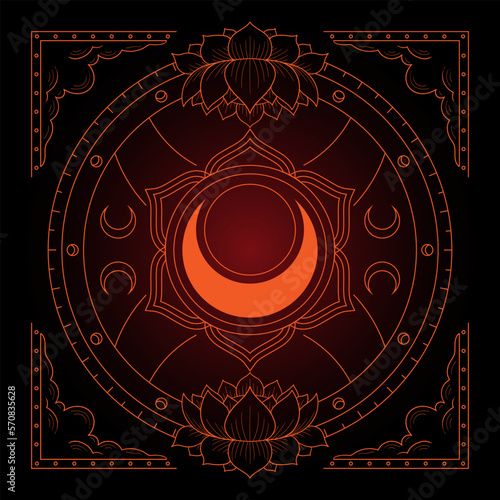 Svadithana chakra symbol sexuality sensuality yoga meditation
