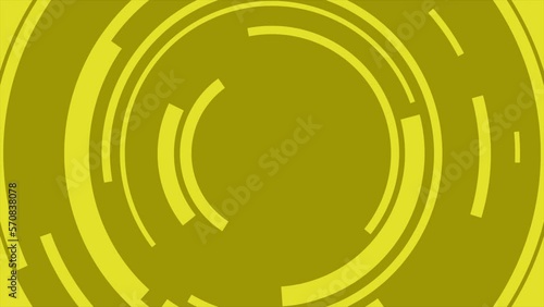 Abstract yellow background with circles	