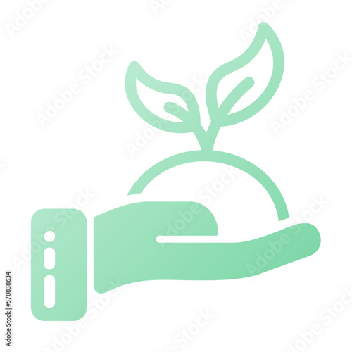 icon ecology replant illustration for web, app, infographic etc