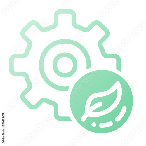 icon ecology sustainability illustration for web, app, infographic etc