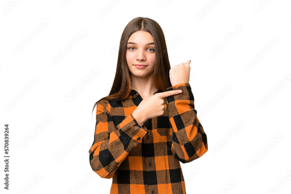 Teenager girl over isolated chroma key background making the gesture of being late Teenager girl over isolated chroma key background making the gesture of being late