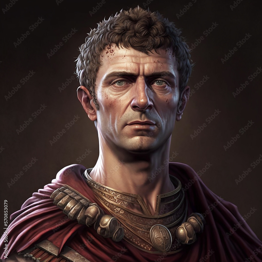 Great roman empire. Roman emperor Claudius (4154 CE). original name Tiberius Claudius Nero