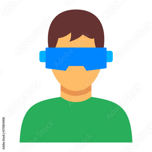 Vr Flat Icon