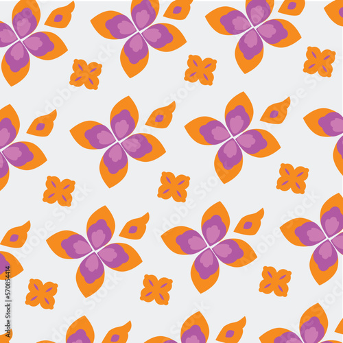 floral traditional vector