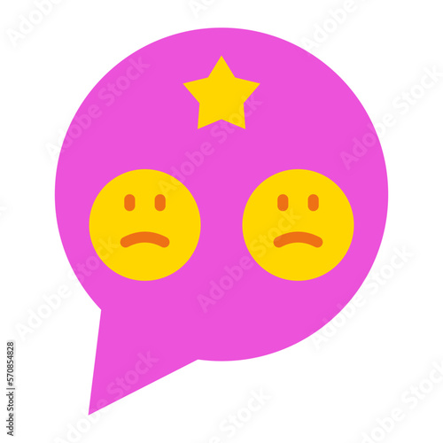 Bad Review Flat Icon